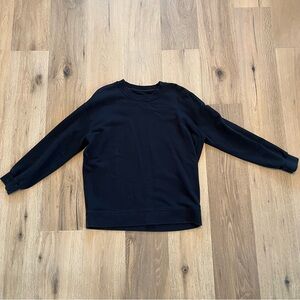 lululemon athletica Black Crewneck Sweatshirt